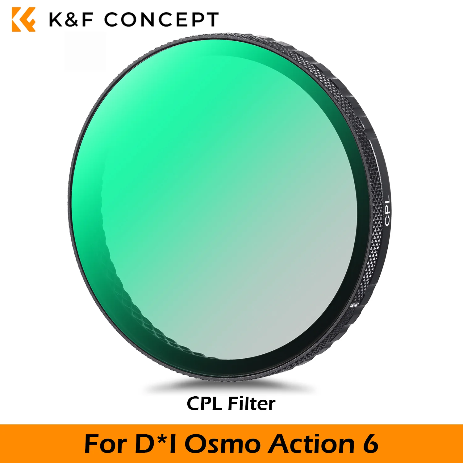 K&F CONCEPT Filterset voor DJI Osmo Action 6 – Inclusief Variabele ND PL CPL Zwarte Diffuser 1/4 en Vaste ND4 ND8 ND16 ND32 ND64