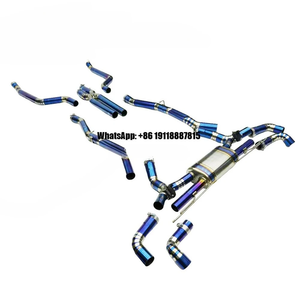 Racing Performance Full Set Titanium Electric Exhaust Valvetronic System for BMW X5 M50i F85 4.4T V8 New Condition Cutout Valve