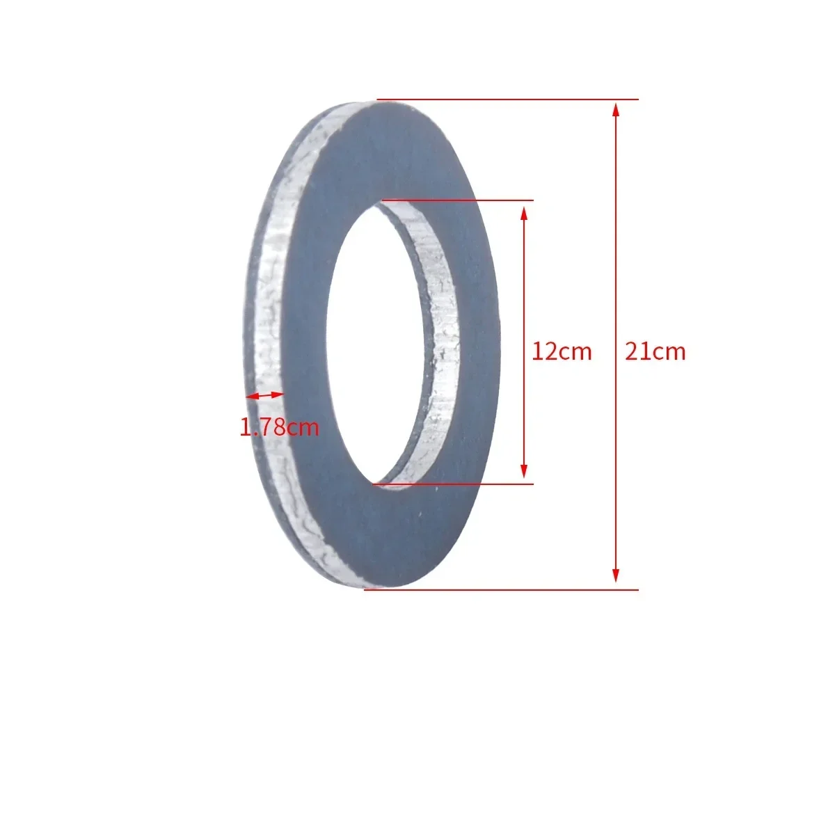 SET of 10 TOYOTA LEXUS OIL PAN DRAIN PLUG WASHER GASKET 90430-12031 - Image 2