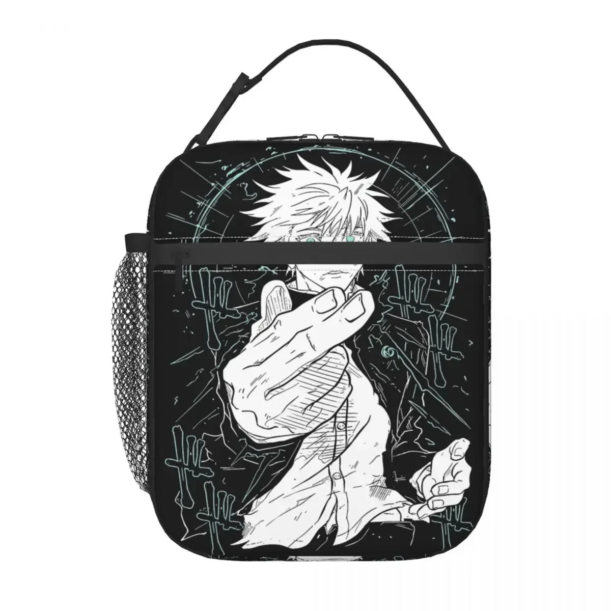 

JJK Anime Gojo Satoru Insulated Lunch Bag Reusable School Work Food Insulation Bag