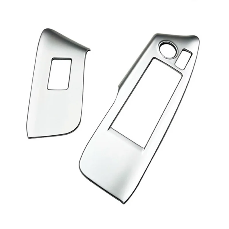 Car Matte Silver Window Glass Lift Button Trim Switch Cover Door Armrest Panel Sticker for Toyota Sienta