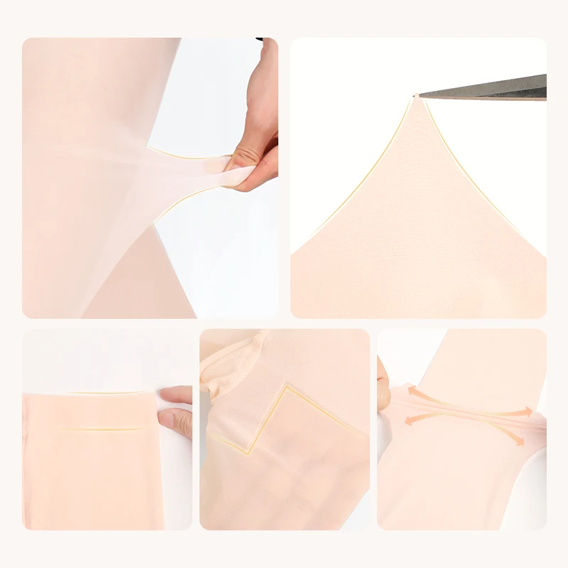 Collant da balletto Ivoogle 20D con piedi sottili per donne e ragazze, leggings da ballo, calze collant uniformi scolastiche