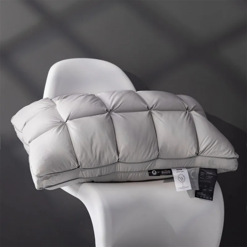 Picture 4: 2025 new solid color deep sleep pillow to protect the cervical spine and help sleep, household adult special single pillow