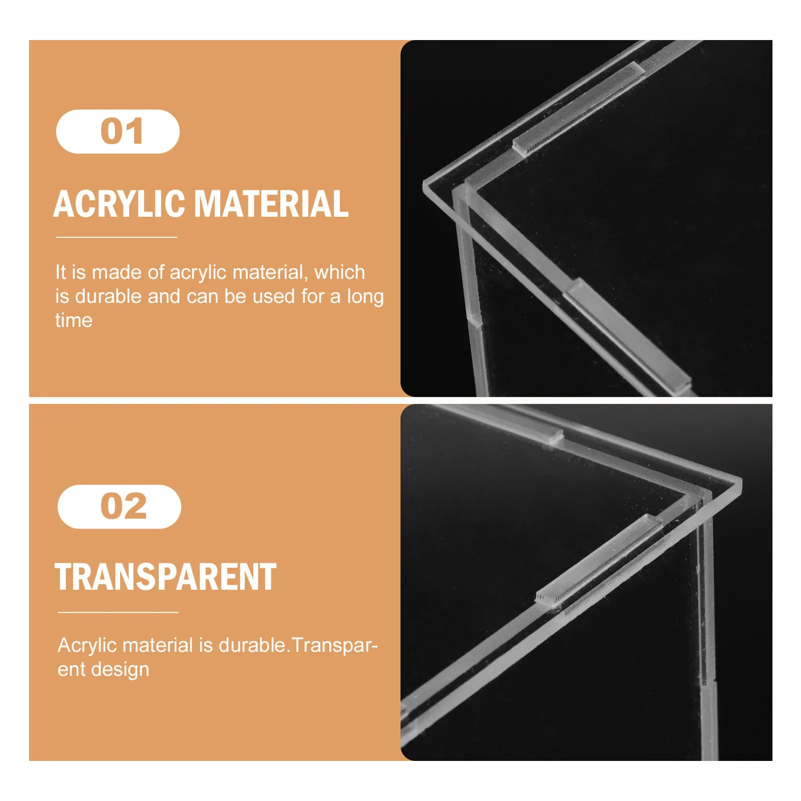 Clear Acrylic Display Box Dust-Resistant Storage Case for Collections Transparent Protective Box for Home Store Display Purposes
