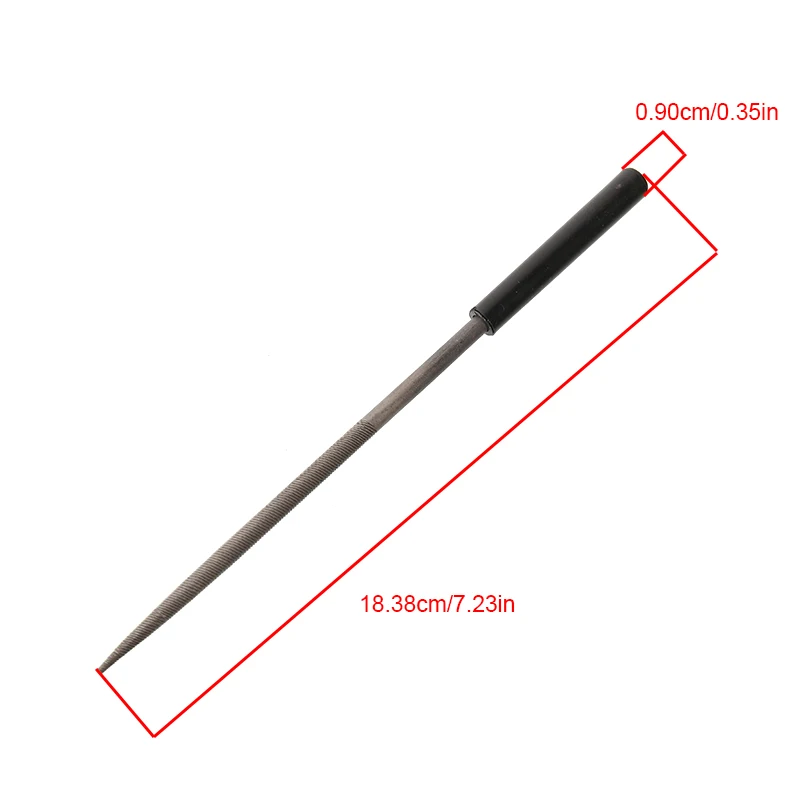 Needle File Set,Hand Metal Files, Hardened Alloy Strength Steel10pcs/ Set for Metal, Wood,  Round File