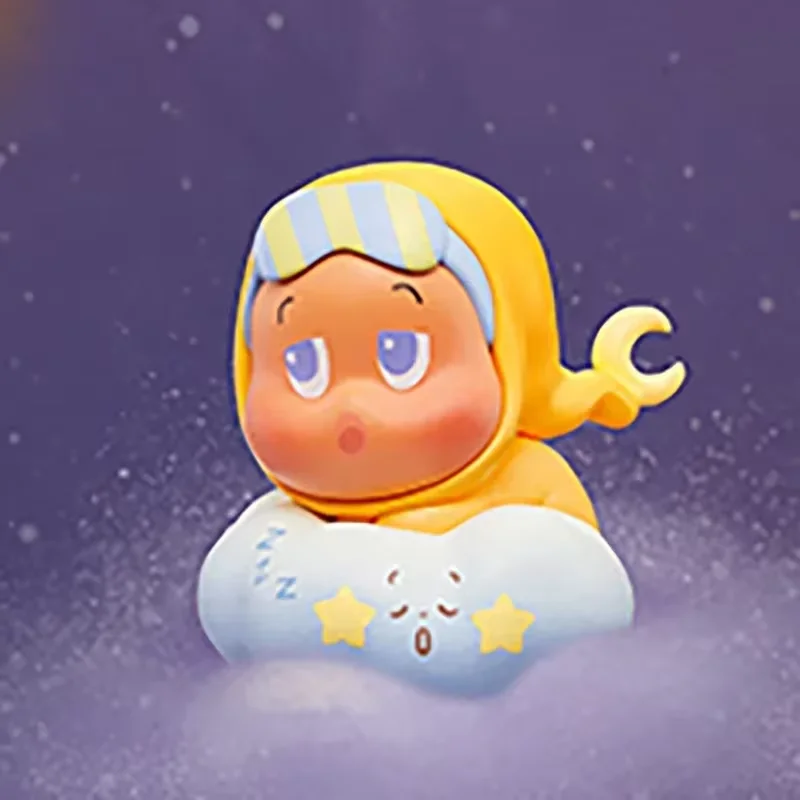 

POP MART POP BEAN Goodnight Night Sky Series Мини-слепая коробка Mystery Box Подлинная сумка Guess Орнамент Статуэтки Домашний декор Настольный компьютер