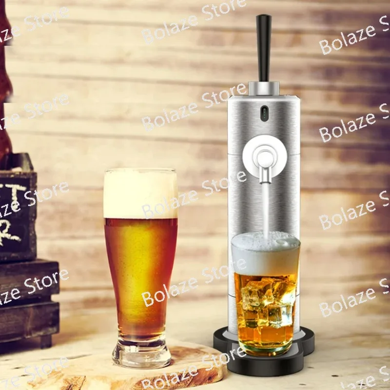 Portable Ultrasonic Bar Beer Foam Tower Key Dispensers Device Bubble Foamer Beer Dispenser Machine for Bar Club Party