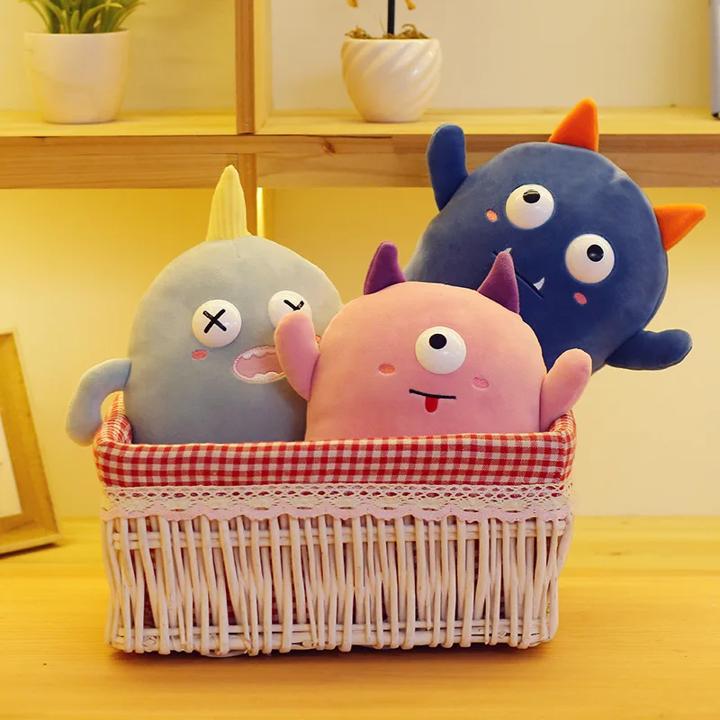 

Cute Gollum Monster Doll Plush Toys Sofa Cushion Pillow Small Devilish Monster Stuffed Doll Claw Machine Toy Kids Holiday Gift