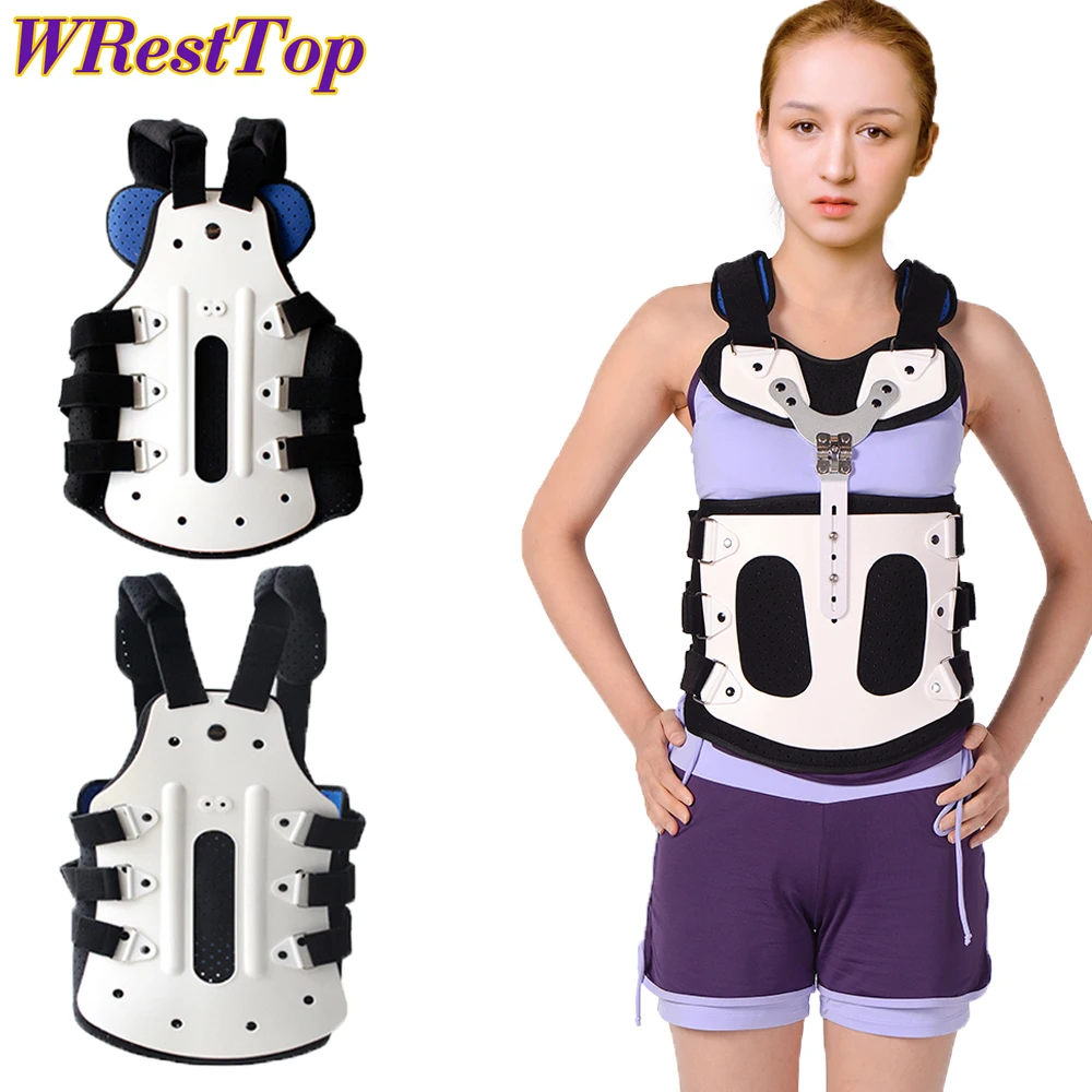 

TLSO Inflatable Thoracolumbar Fixed Spinal Adjustable Back Brace for Kyphosis Mild Scoliosis Post Surgery Support Hunchback