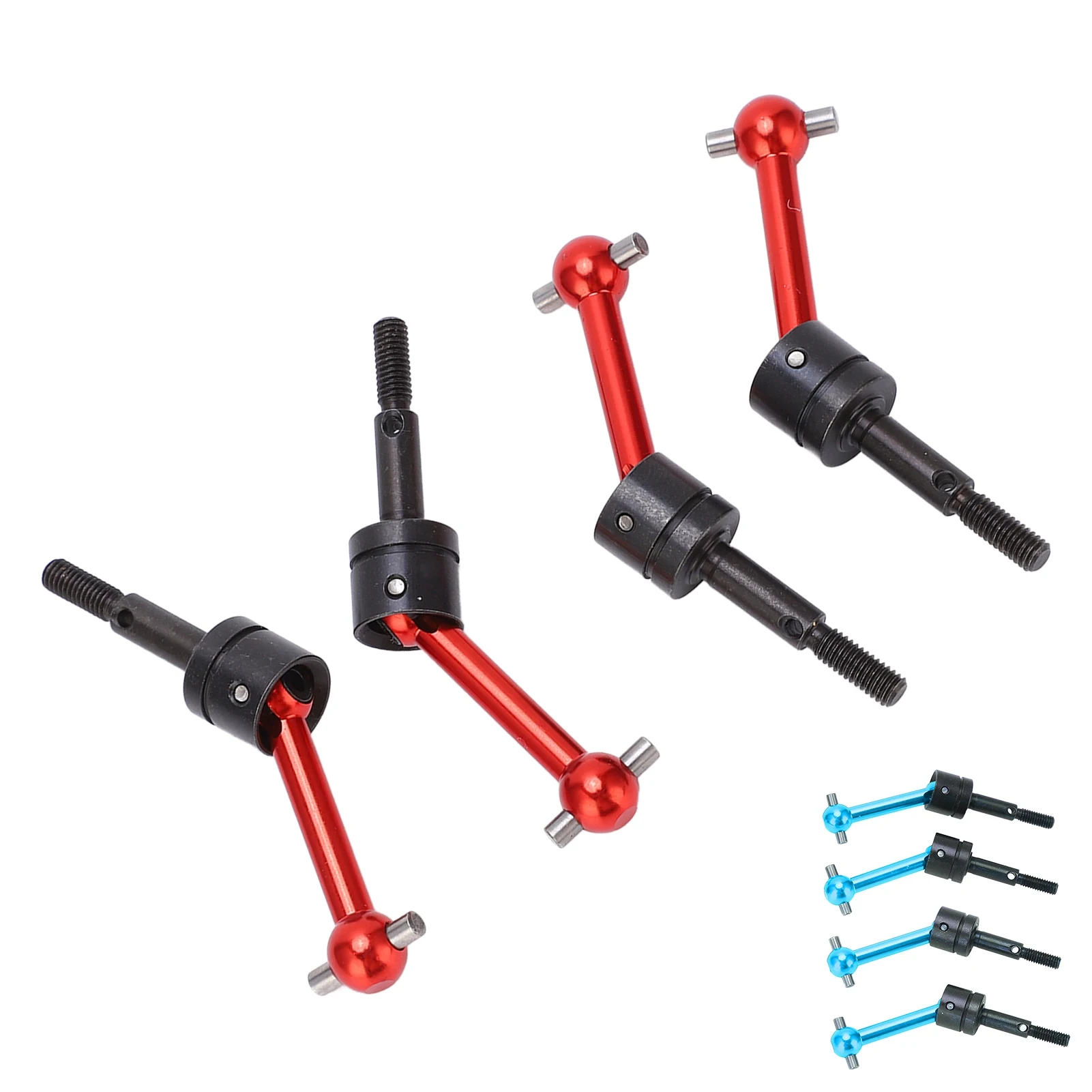 2/4PCS Metal CVD Drive Shaft for Tamiya TT02, 70mm Universal Axles, High Strength Upgrade for 1/10 RC Car, Solves Breakage