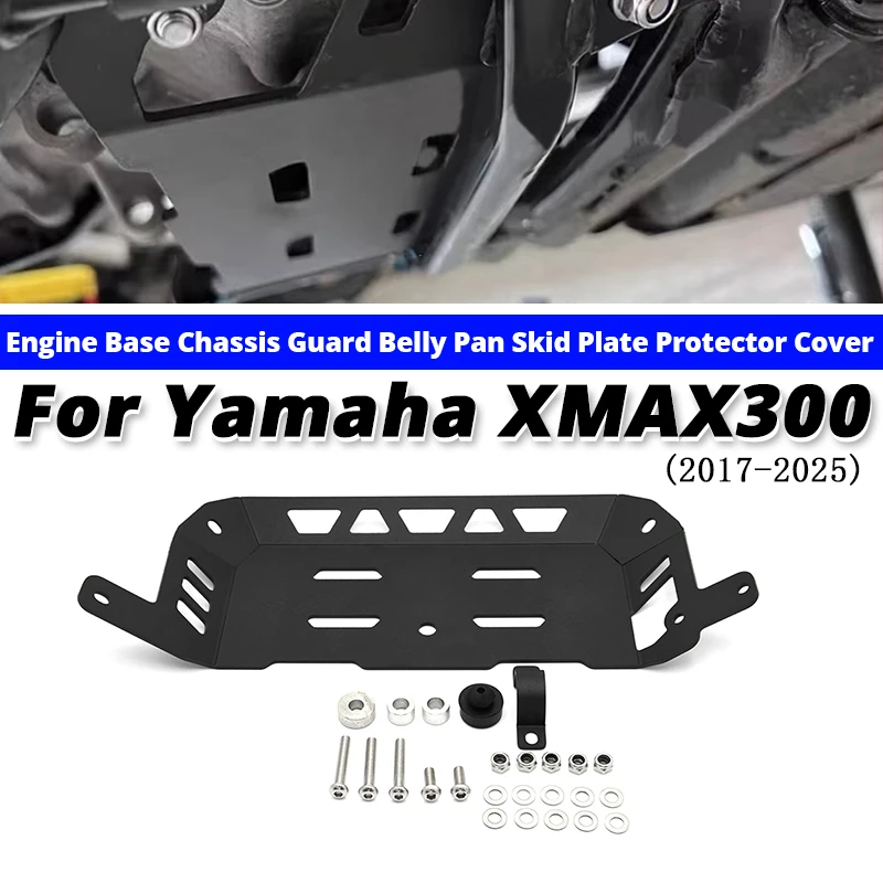 

For Yamaha XMAX300 XMAX-300 2017-2025 Engine Chassis Guard Belly Pan Skid Plate Protector Cover Slip on Yamaha XMAX-300