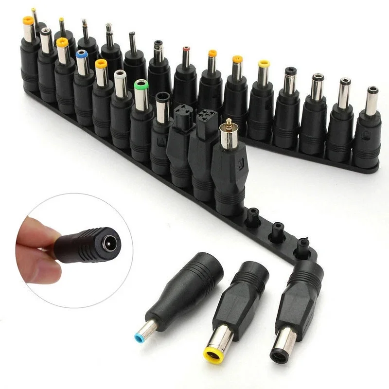 Type C Universal Laptop Charger Jack Cable Cord USB C Power Adapter Plug With 10Pcs Connector Tips For Notebook PC Charging Set