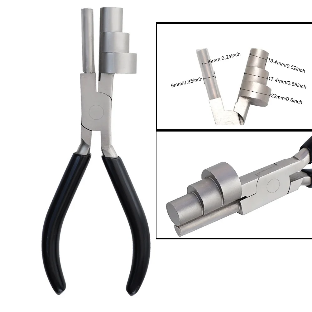 Brand New Wire Looping Pliers Plier Craft 3 Barrels DIY Jewelry Making Multi-Size Wire Bending Tools Accessory