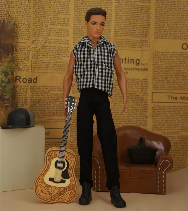 30CM Anime Doll Male KEN Doll Clothes Fashion Causal Suit Clothes 1/6 BJD  Accessories DIY Toys Gifts Reborn Kawaii Housedoll