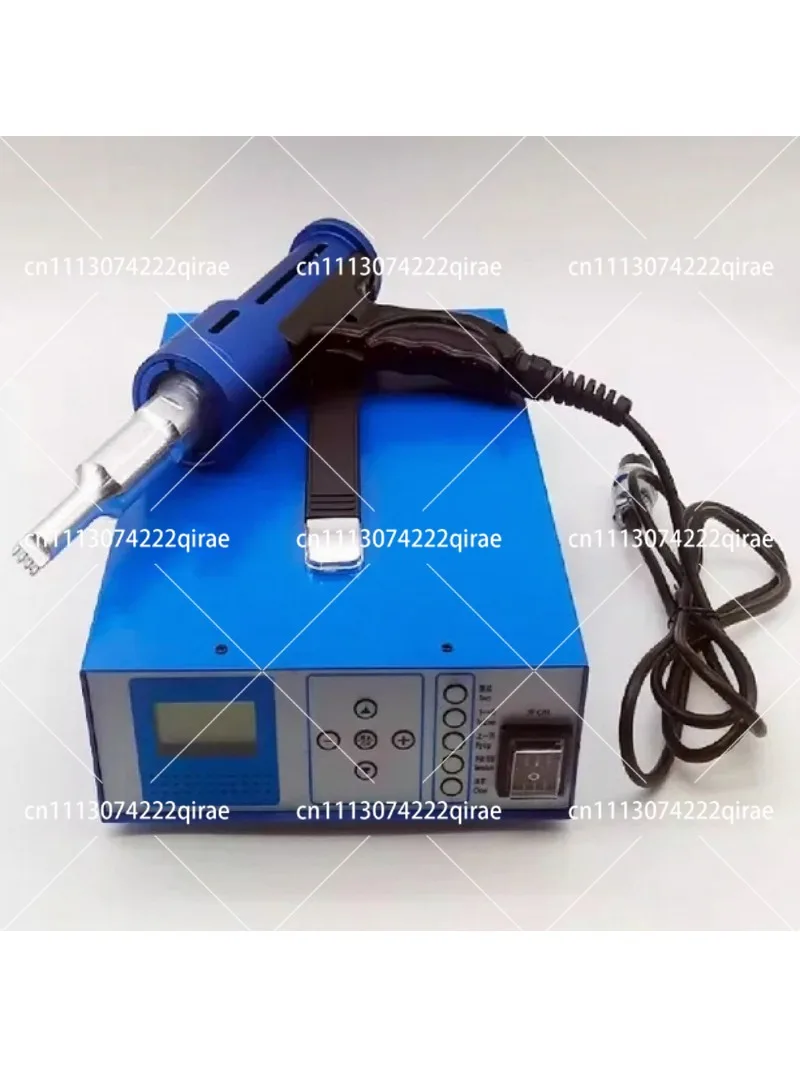 Portable Handheld Ultrasonic Spot Welder 1000W 28KHz Plastic Fabric Welding Machine 220V for 0-15mm