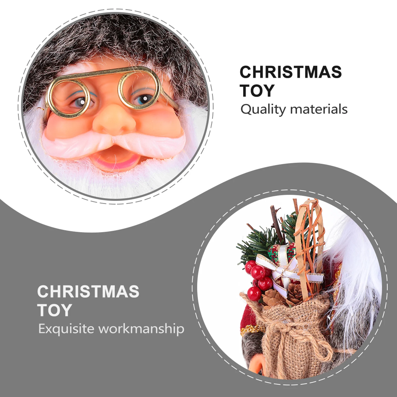 

1pc Christmas Santa Claus Ornament Desktop Adornment For Home Decor Farmhouse Xmas Tree Decoration Holiday Party Supplies