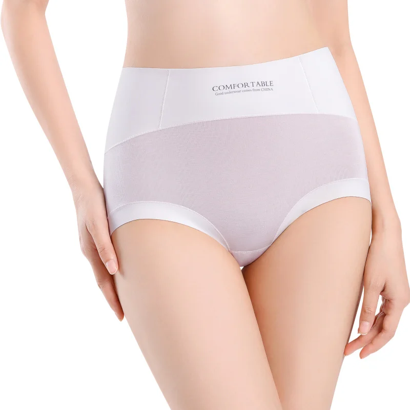 Ropa interior Sexy, bragas transpirables para mujer, levantador de glúteos suaves de talla grande, bragas de cintura alta para mujer, faja para el vientre para mujer