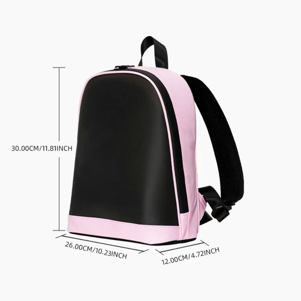 LED Display Screen Backpack App Control Programmable Light Up School Safety Outdoor Sports