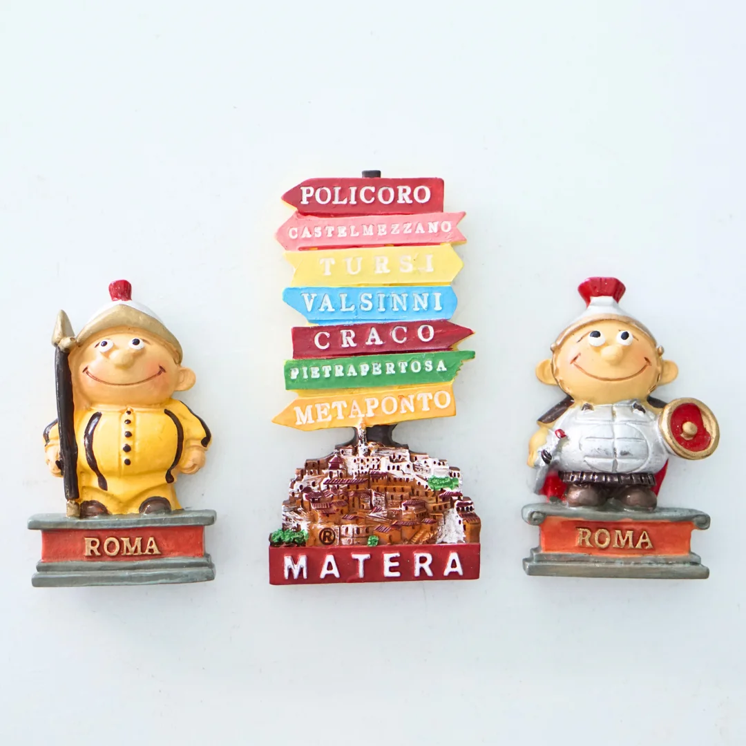 

1pc, Italy Fridge Magnets, Rome Matra Featured Decorations, Home Decorations, Colorful Kitchen Decorations, Italy Travel Gifts