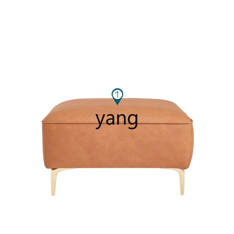 

Yjq Modern Light Luxury Technology Fabric Sofa Footstool Footrest Living Room Foot Furniture