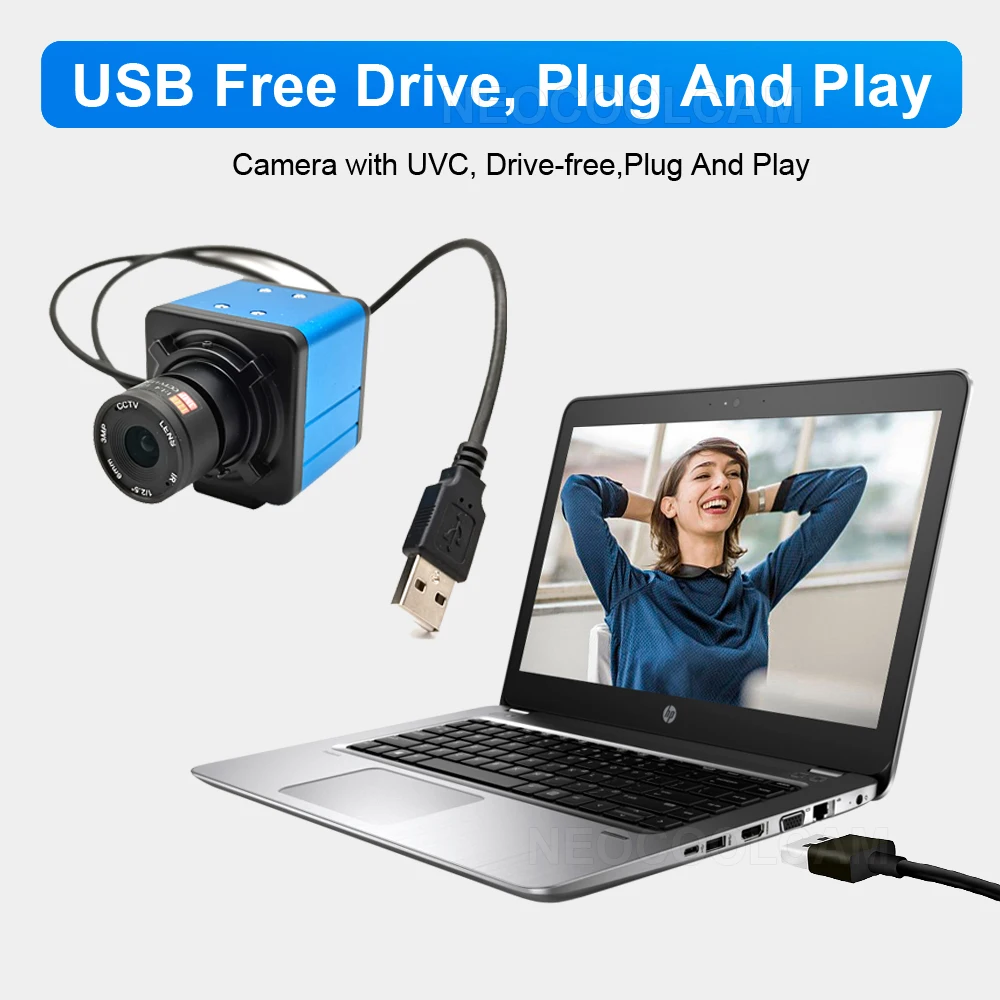 Industrial 12MP 3840x2880 IMX577 Sensor USB Webcam 4K IMX415 /5MP IMX335 Sensor UVC OTG Usb Camera For PC Laptop Video Shooting