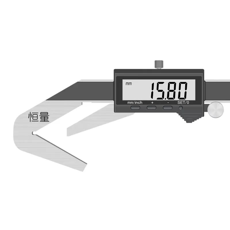 

High Precision Stainless Steel Digital Caliper Three Grooves Odd Ditch Measuring Vernier Tool