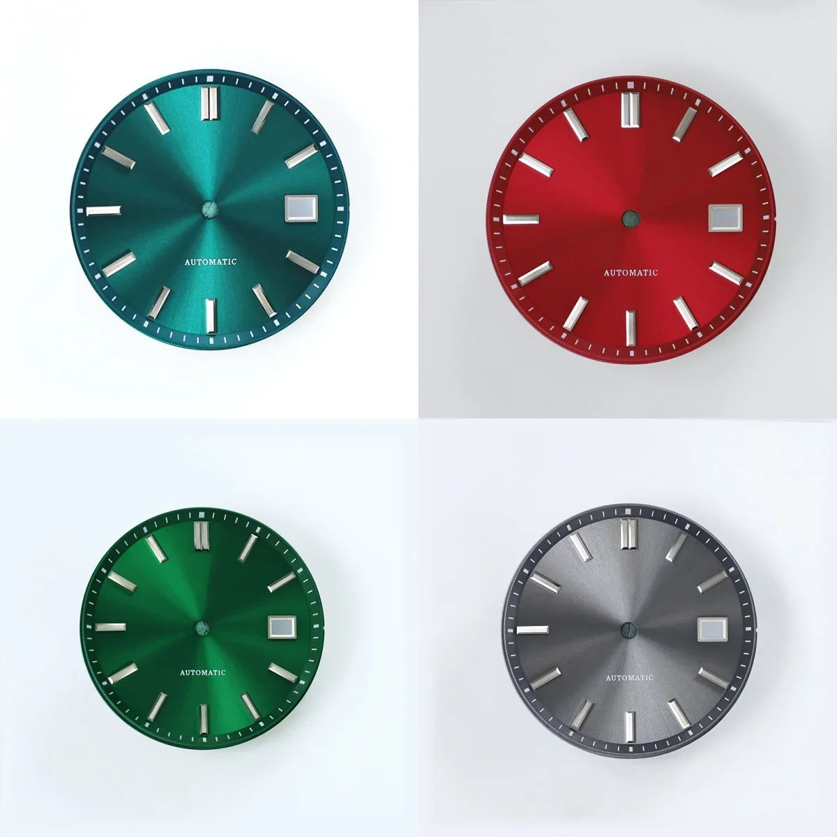 32.5 مللي متر أمة الله الهاتفي مناسبة NH35/36/4R/6R/7S حركة GMT وزارة الدفاع خمر الشظية علامات مملة البولندية الحبوب ساعة الطلب أجزاء