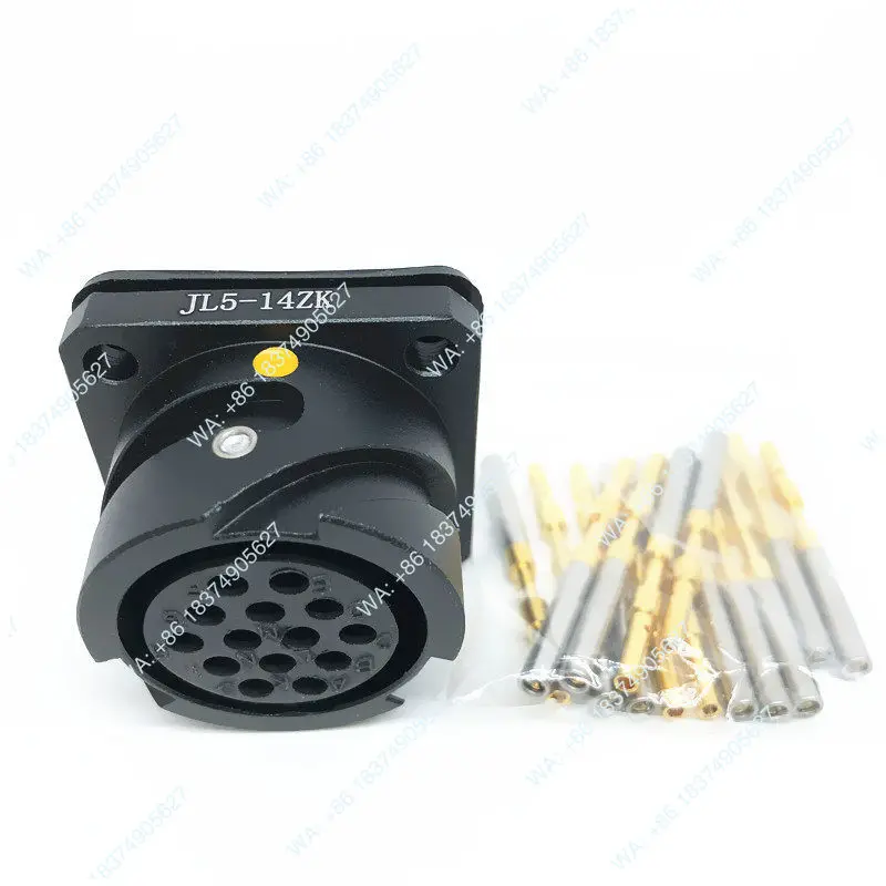 Spot 14-pin aviation plug JL5-14TK ZJ TJ ZK cable head connector locomotive connector male and female