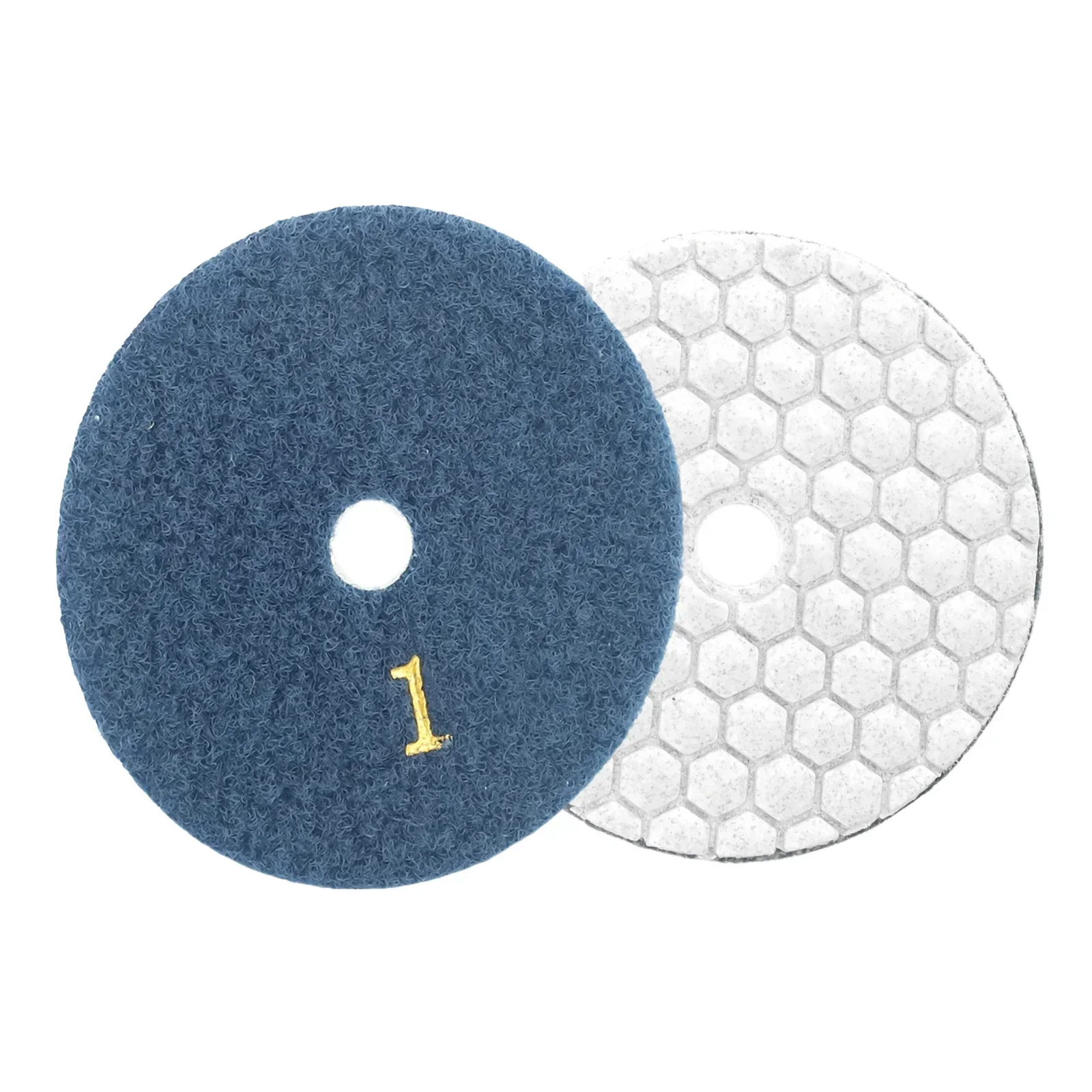 Tampon de Polissage à Sec en Diamant, Disque de Ponçage pour Granit et Marbre, Tampon Flexible pour Livres de Polissage, 1x3 Pouces