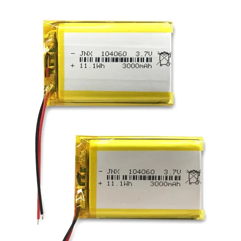 Akumulator litowo-polimerowy 3,7 V 3000 mAh104060  do tabletu PC Kamera GPS Nawigator MP5 DVR Głośnik Bluetooth Odtwarzacz