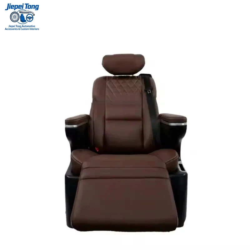

Suitable For Luxury Electric Seats - Customizable Aviation-Inspired MPV Interior Accessory with Premium Leather Make