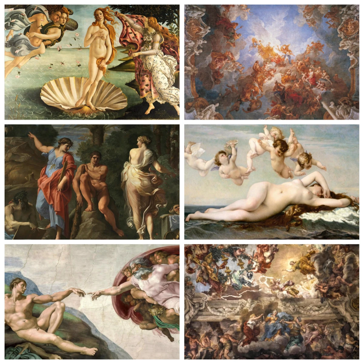 

500/1000/1200/2000PCS Jigsaw Puzzles Retro Mythology Christian Art Family Activity Games for Gameroom Bedroom Home Decor Gift