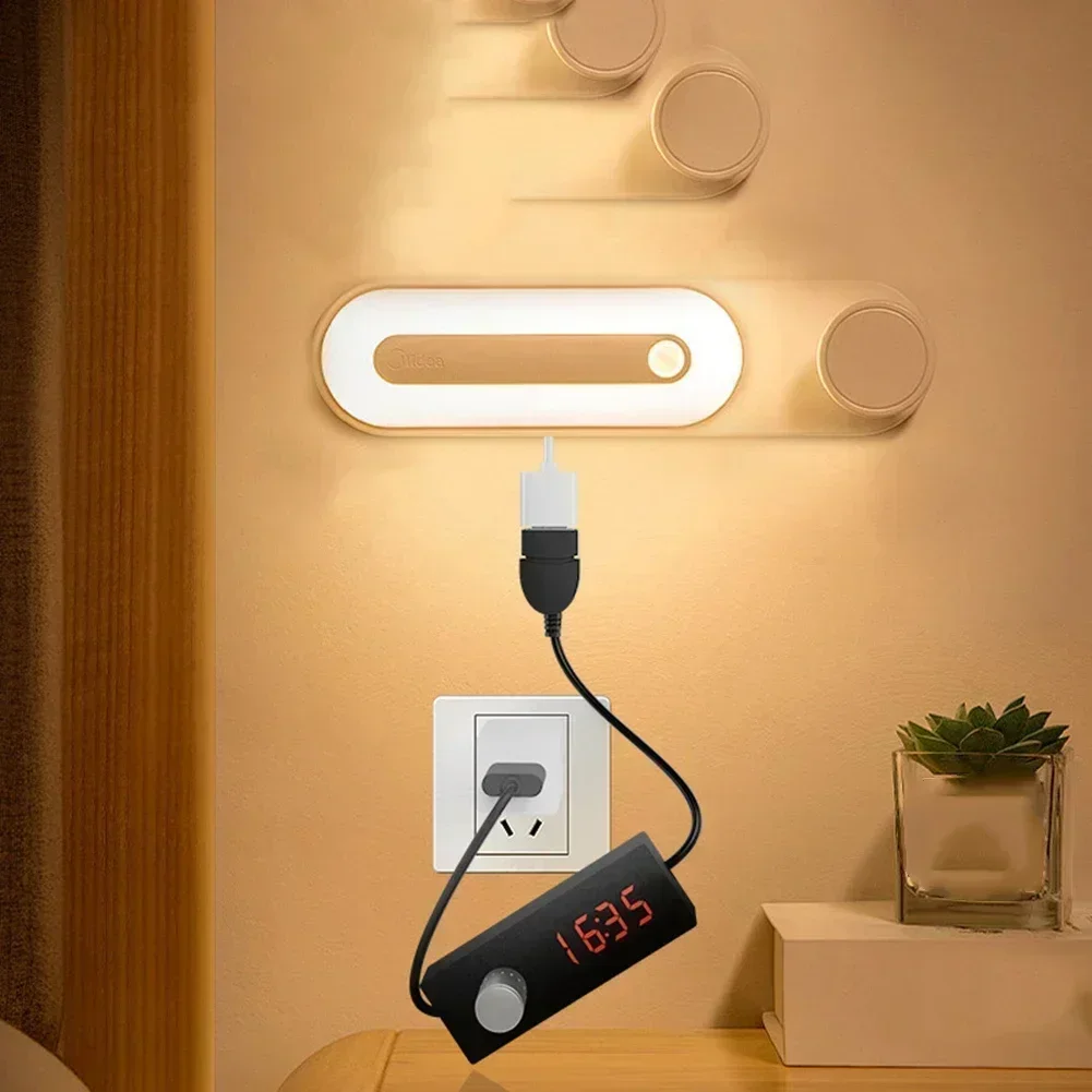 24 Hour Automatic Shutdown Timer with USB Power Cord Adjustable Settings and Digital Countdown Display for Convenient Operation