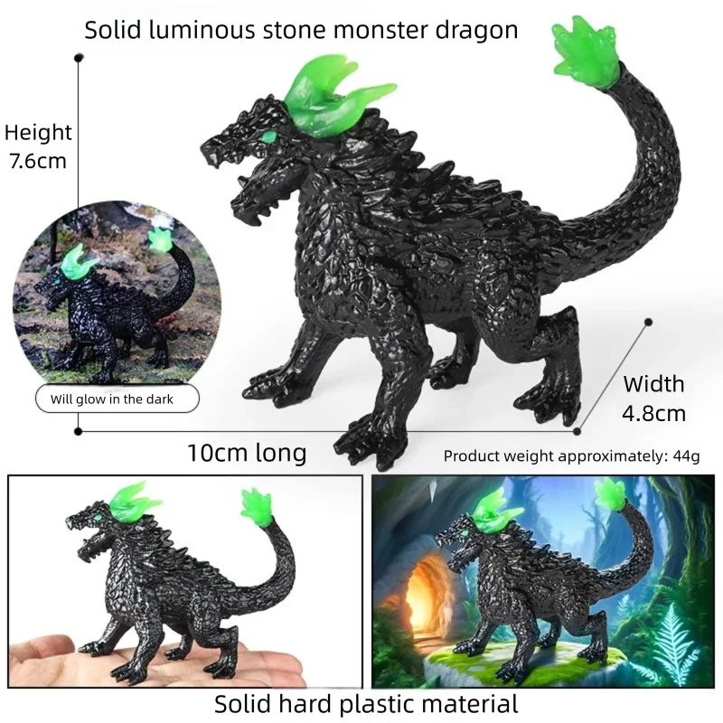 Oenux Simulierte Mythische Tiere Leuchtende Eidechse Elfe Fliegender Drache Monster-Modelle Actionfiguren Realistische Puppen Sammlerstücke Spielzeug – Detail 9