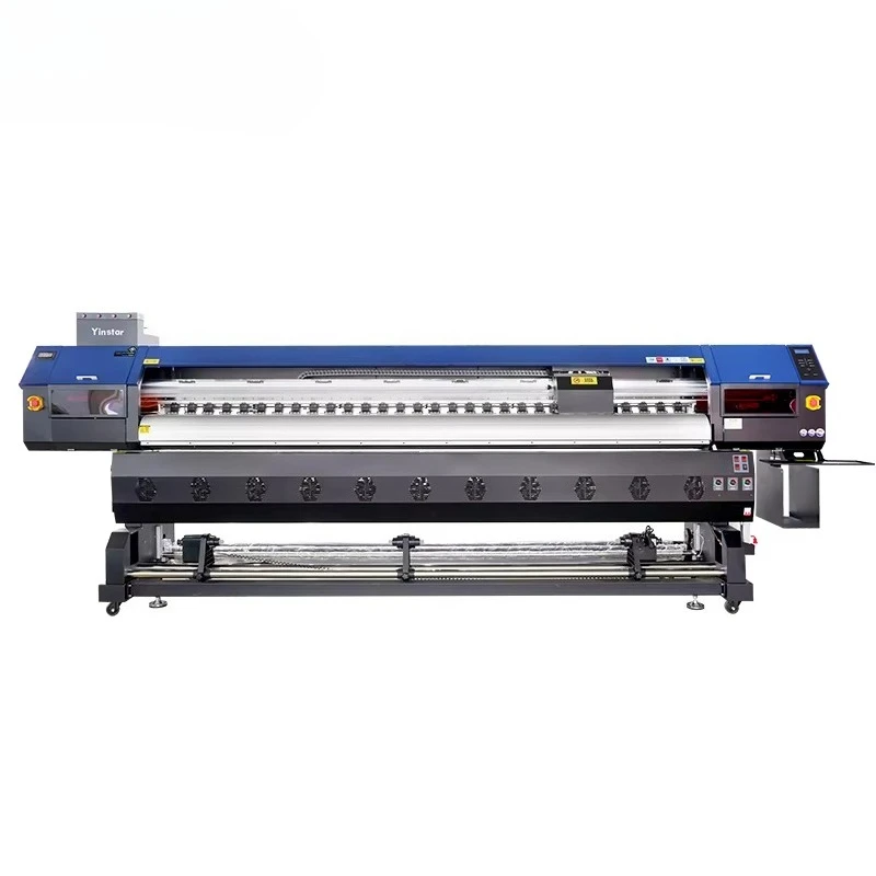 New 320cm 10ft Large Format Eco-solvent Printer Inkjet Plotter With 4 I3200-E1 Flex Banner Sticker Vinyl Inkjet Printing Machine