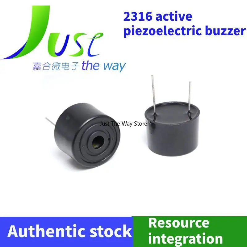 

5pieces/lots 2316 active piezoelectric buzzer DC3-24V continuous sound buzzer horn 23 * 16MM