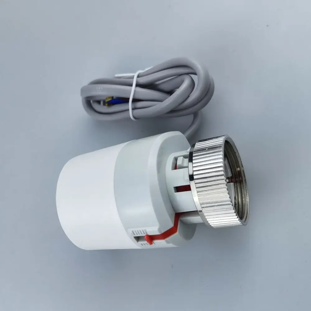 Smart Electric Thermal Actuator For Hydronic Water Heating Manifold Valve Controller Precise Temperature Home Heat Tool