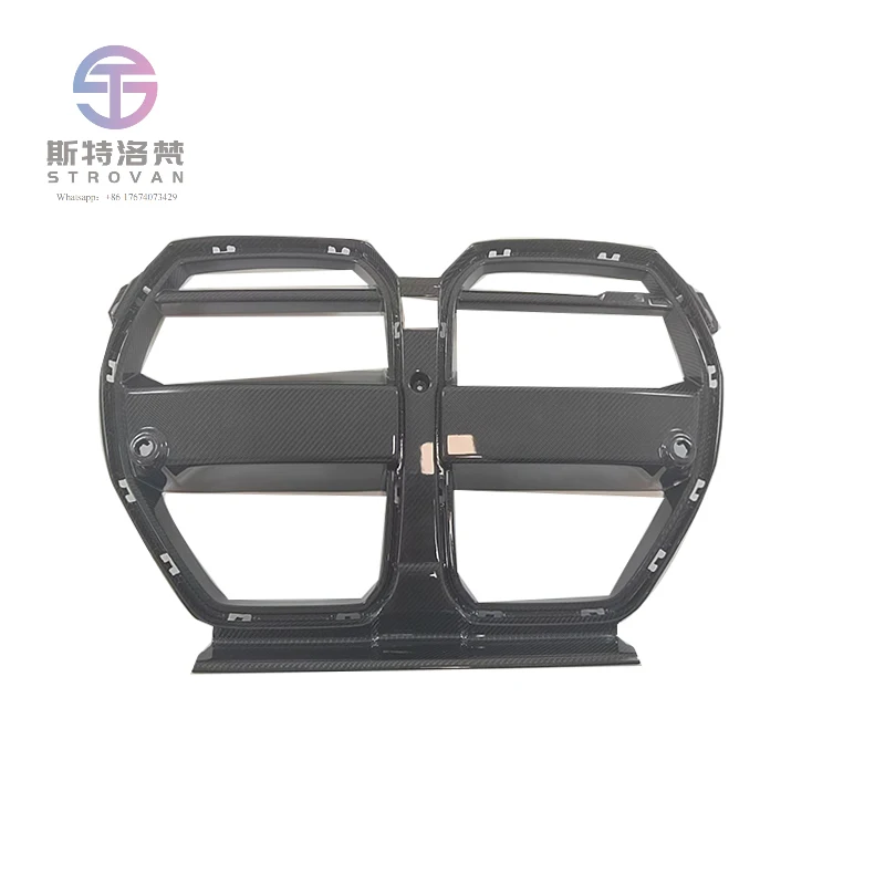 

High Quality Whole Piece V Style Dry Carbon Fiber Grille for G82 M4 G80 M3 Perfect Fitment