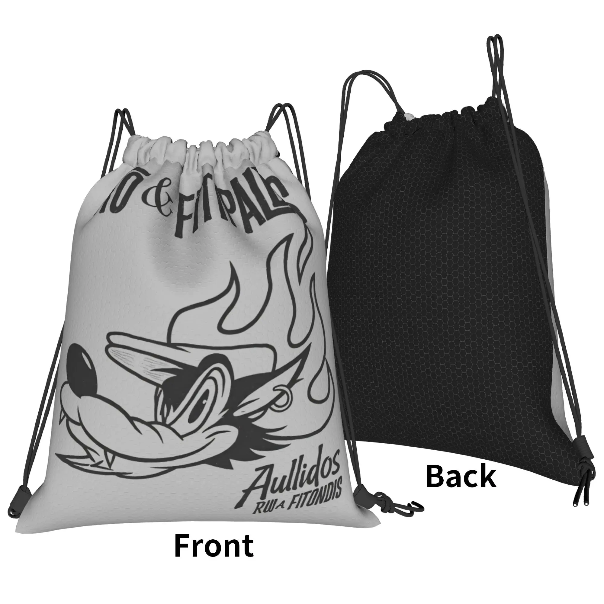 Fitos and Fitipaldis Drawstring Bag  Sports Students BackpackLightweight Minimalist Sackpack String Bags
