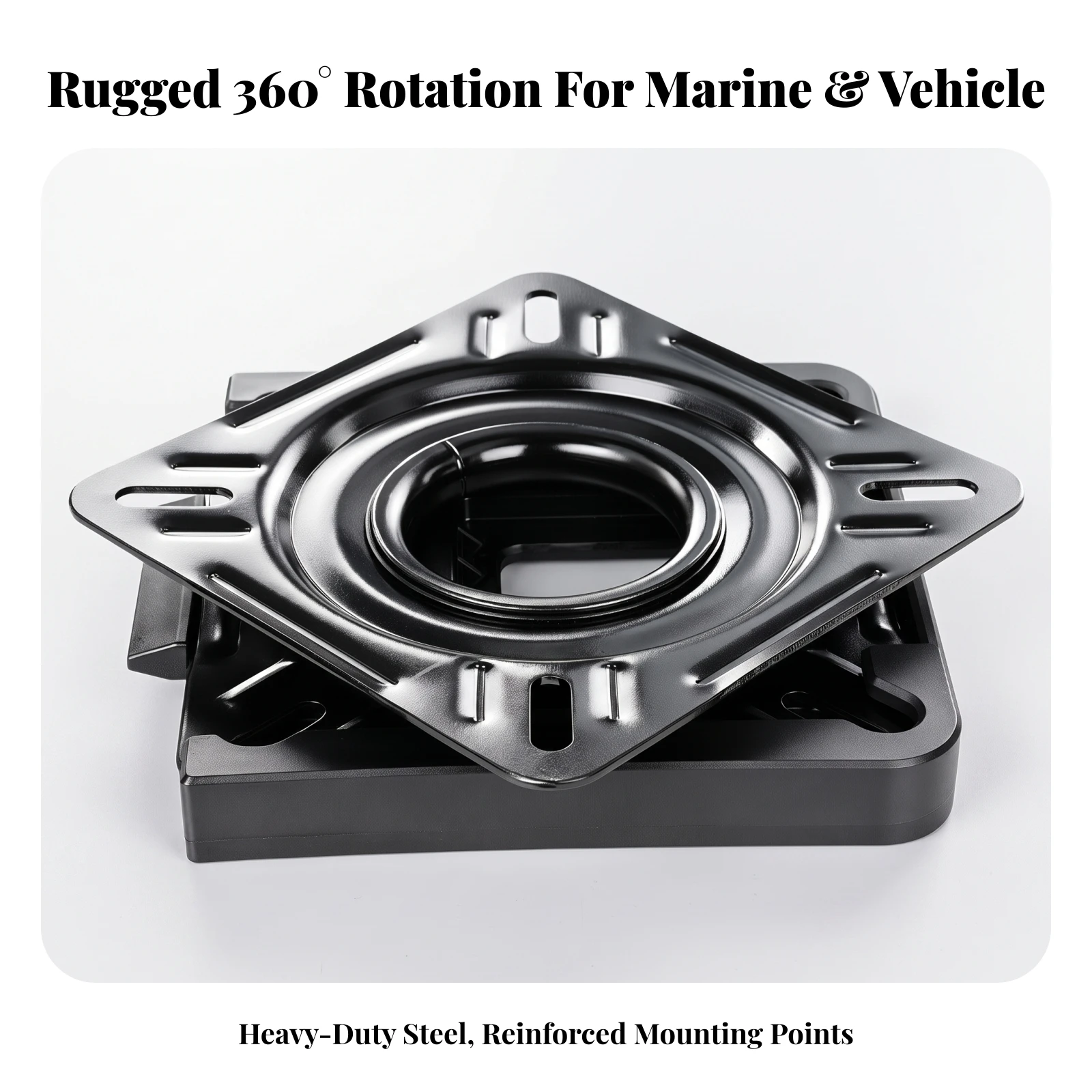 Swivel Base with Quick Release Sturdy Quick Disconnect Seat Mount Hardware Sturdy for Rv Owners, Yachts