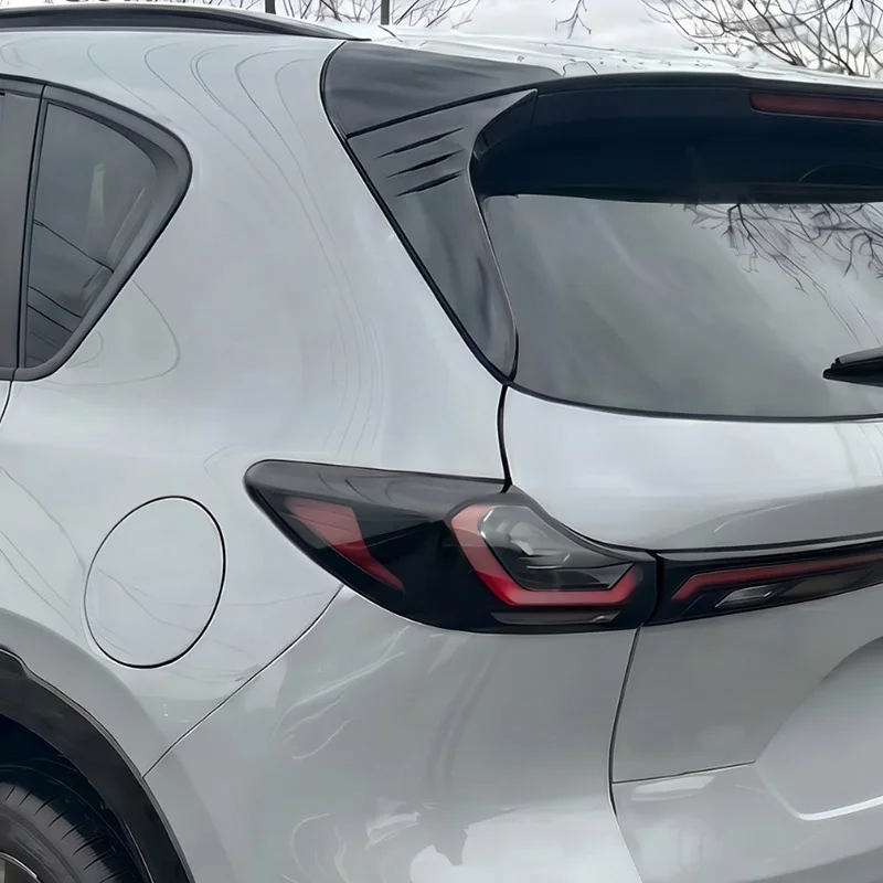 For Mazda CX-5 CX5 III 2025 2026 Car Rear Full Wrap Spoiler Side Cover Fender Trim Strip Light Trim Accessories Exterior Kit