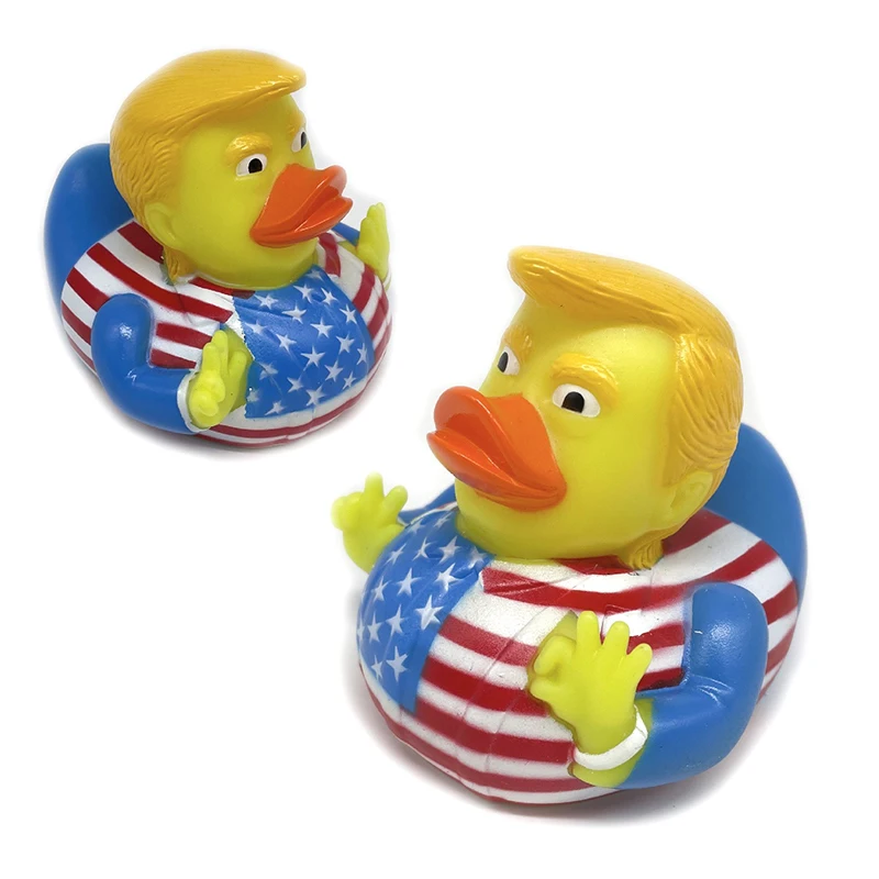 Trump Rubber Duck Bath Toy Shower Water Floating Baby Toy Water Toy Shower Duck Child Bath Float Water Squeezing Sound Doll