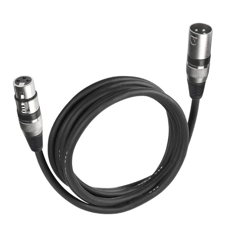 

J0MB XLRS Microphones Кабель 3PIN Сбалансированный мужчина и самка для студийной записи и живых выступлений