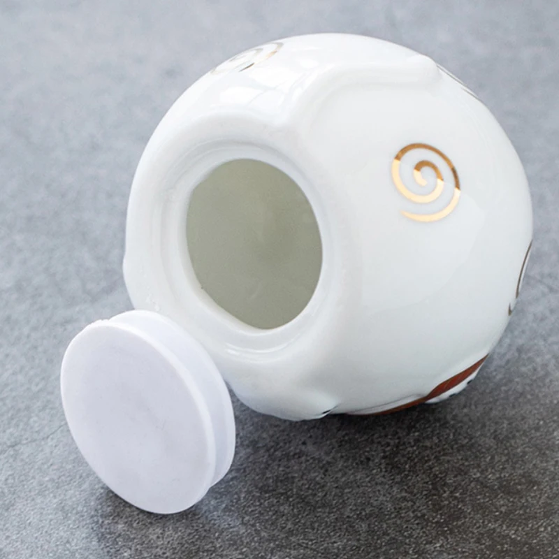 السيراميك محظوظ القط أصبع البنك توفير عملة صندوق توفير المال قطة الحظ زخرفة تمثال تمثال فنغ شوي الحرفية ديكور المنزل #4