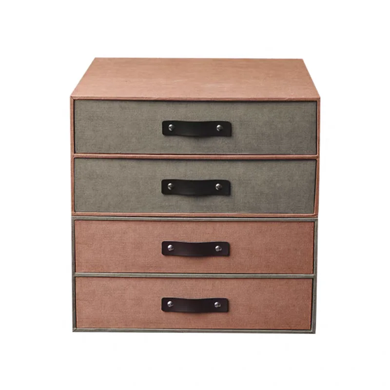 Makeasy MDF 2-Drawer Storage Organizer Cabinet Fabric Looking Unit for Closet, Bedrooms, Playrooms,Kid's room,SOHO (1PC) - Image 3