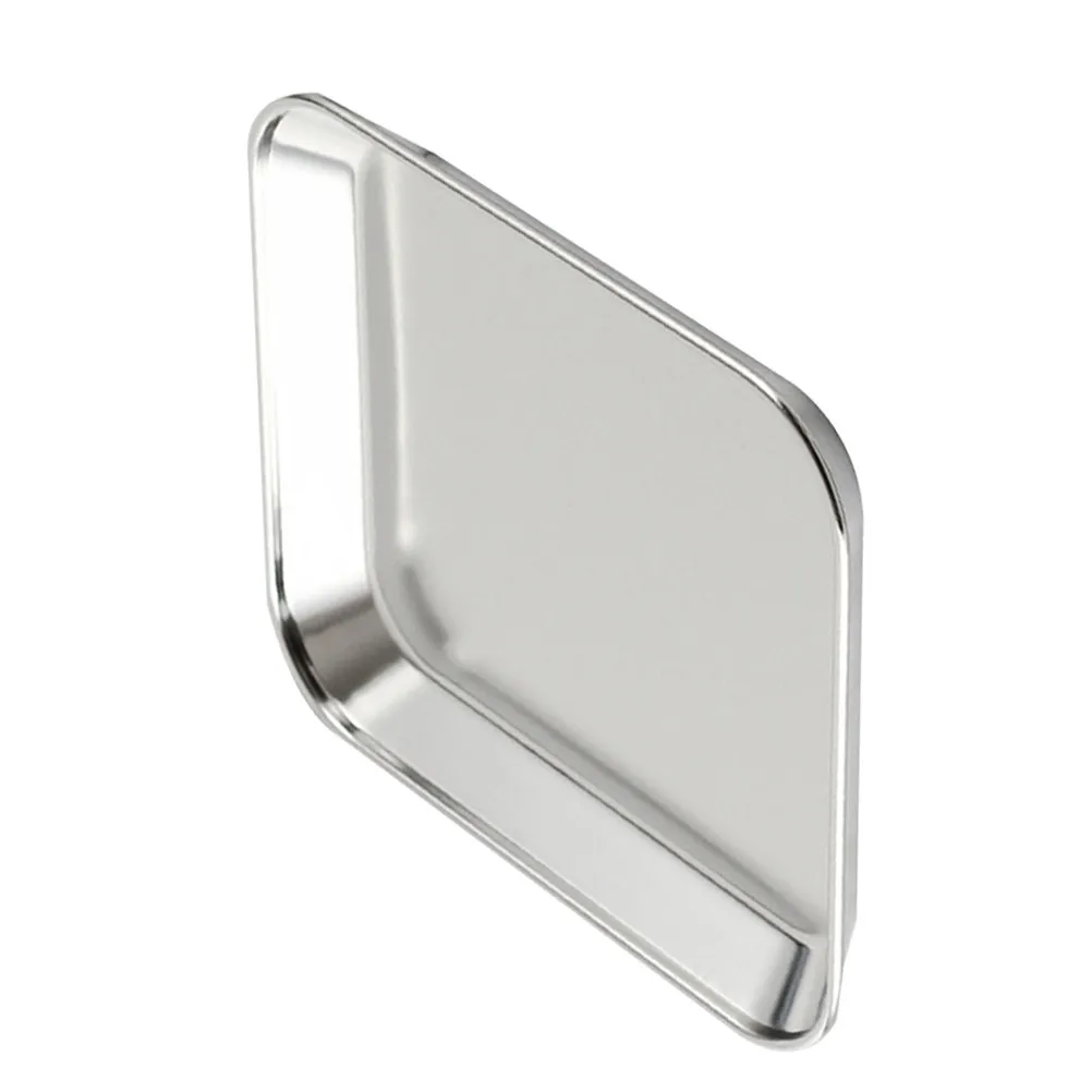 

1Pcs Stainless Steel Plate Heavy Duty Food Serving Tray for Fruits Cookies Candy Snacks Grilled Food Steaks Home Restaurant Use