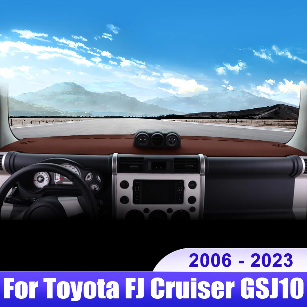 

For Toyota FJ Cruiser 2006 ~ 2013 2014 2015 2016 2017 2018 2019 2020 2021 2022 2023 Car Dashboard Cover Sun Shade Accessories