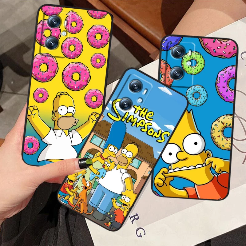 Disney Simpson Humor Interesting For OPPO Find X6 X5 X3 A54S A5 A94 A16 A53S A57 A74 A72 A98 A78 A96 A9 5G Black Cover