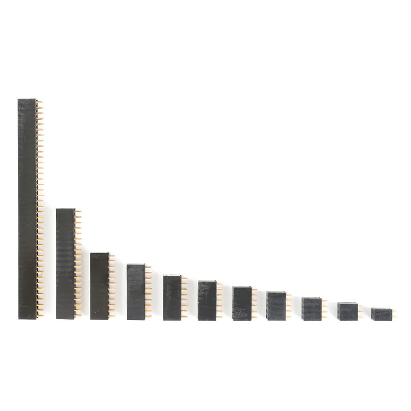 10 Stuks Afstand 2.54Mm Dubbele Rij Vrouwelijke Socket 2*2P/3P/4P/5P/6P/8P/9P/10P/12P/20P/25P/30P 2*40P Dubbele Rij Vrouw