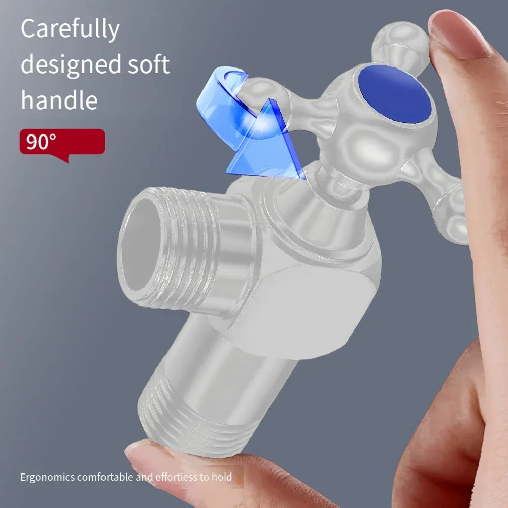 Comfortable Handle For High-pressure Water Systems Angle Valve Four-point Valve Labor-saving Large-diameter Outflow